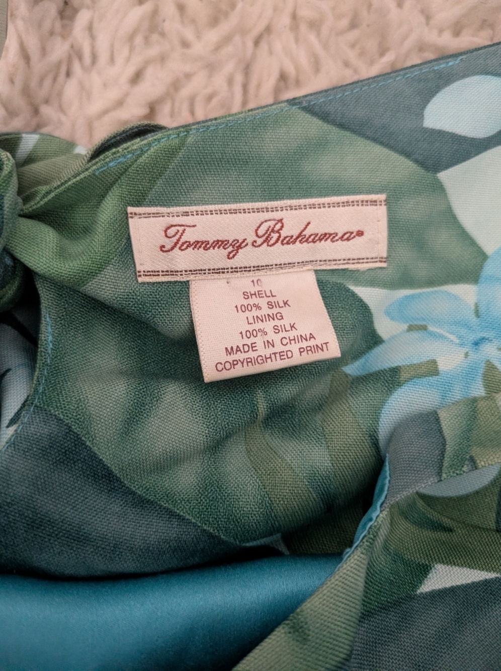 Tommy Bahama Tropical Floral Silk Sleeveless Cami Top - Picture 3 of 5